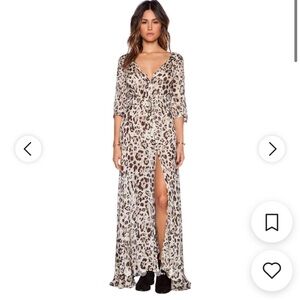Spell & the Gypsy wild ones animal print gown
